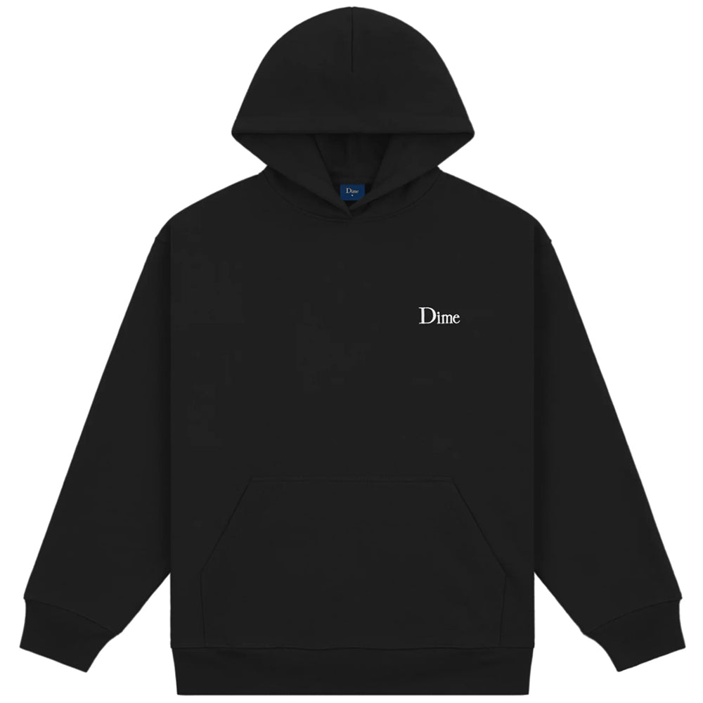 Dime Classic Small Logo Hoodie | Black